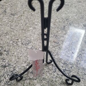New, Decorative Easel Display Stand, David Allen Collection, Black Met